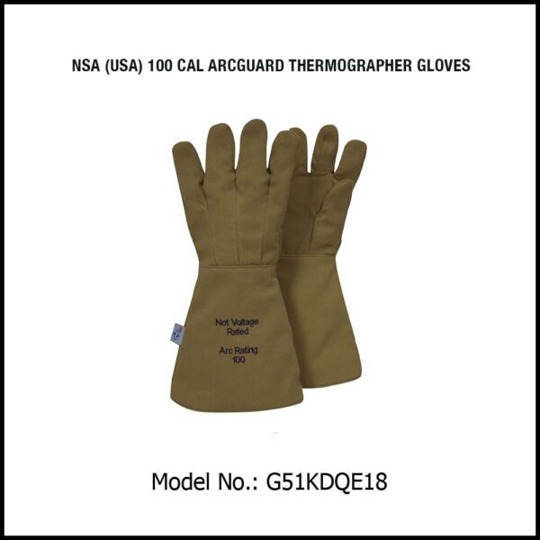 NSA 100 Cal Arcguard Nomex/Kevlar Gloves