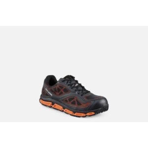 Red Wing – Men Safety Toe Athletic Work Shoe – Black/Orange – Style 6338